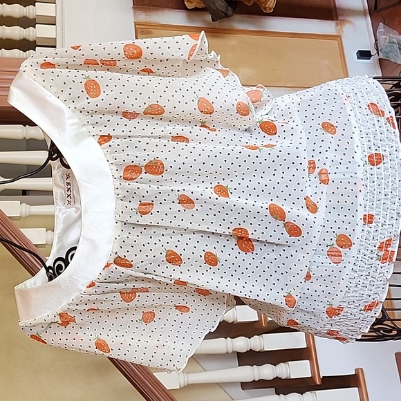 2 pc For Joseph Suede Jacket & XX3 Sheer Strawberry Top BUNDLE 2 PIECE both sz S - Picture 12 of 17